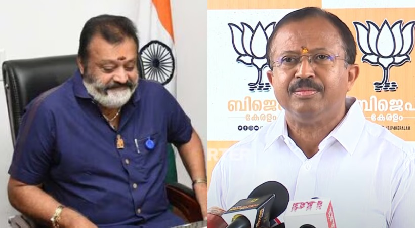 V Muraleedharan replay to suresh gopi for his statements on development