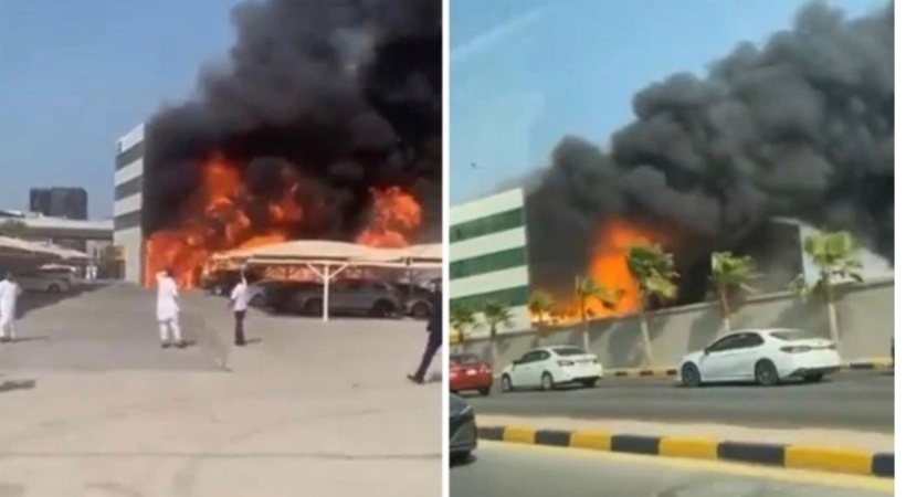 Fire at building in Saudi Alkhobar