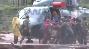 airforce helicopter wayanad chooralmala landslide updates