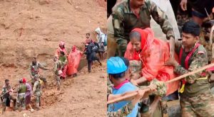 rescue operation to find tourists trapped in resort Wayanad Landslide