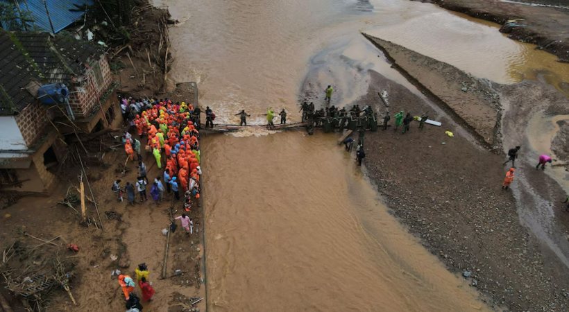 2023 ISRO report that landslides are likely in all districts of Kerala