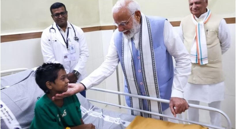 prime minister Narendra Modi visited Wayanand Landslide areas