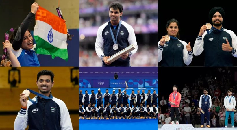 india at paris olympics 2024 review 6 medals 6 fourth place