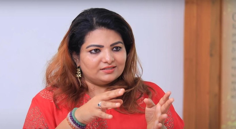 sandra thomas facebook post against minister saji cheriyan