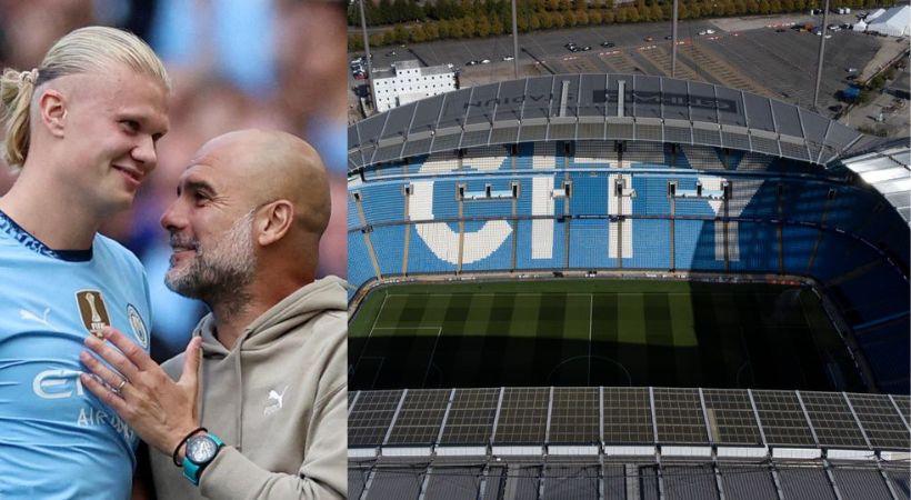 Manchester city stadium Haland