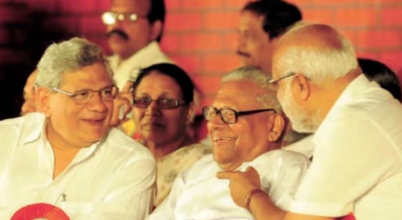 friendship between V S Achuthanandan and sitaram yechury