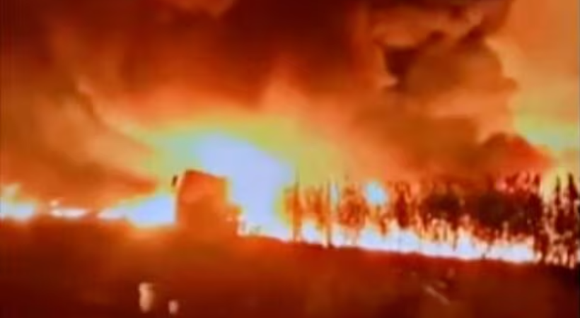 Petrol Tanker explosion