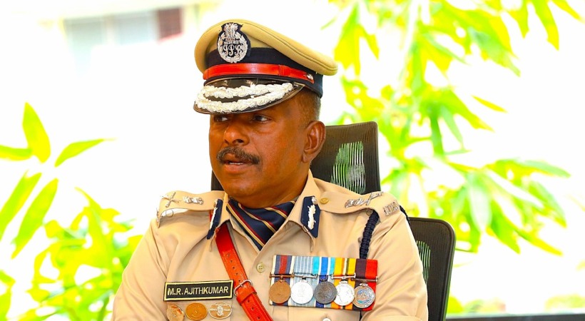 DGP hand over report against ADGP M R ajith Kumar
