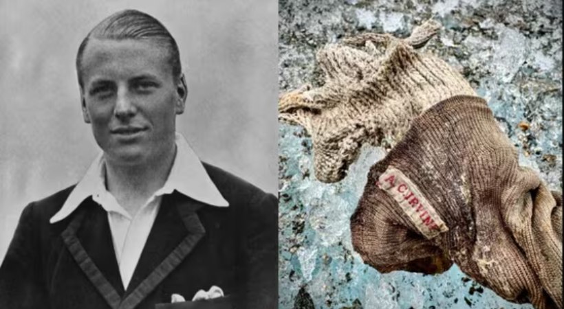 Lost climber Sandy Irvine's foot believed to have been found on Mount Everest 100 years after he vanished