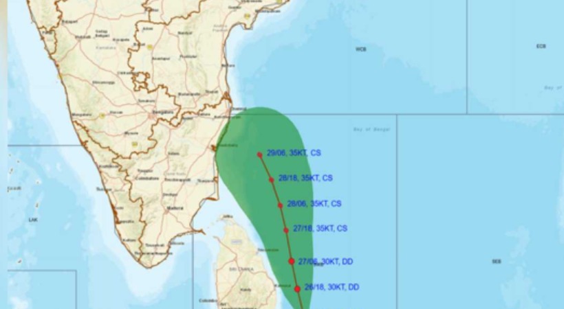 Cyclone Fengal very likely by November 27