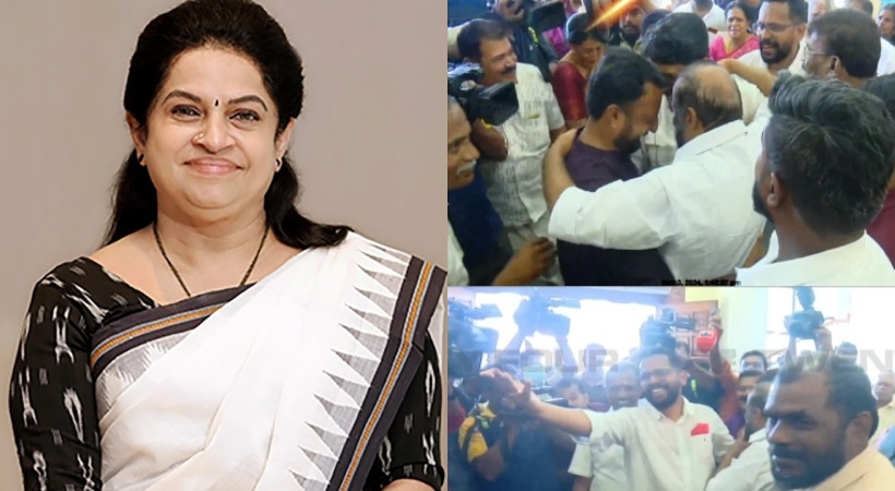 Padmaja venugopal supports Dr P sarin and slams Rahul Mamkoottathil