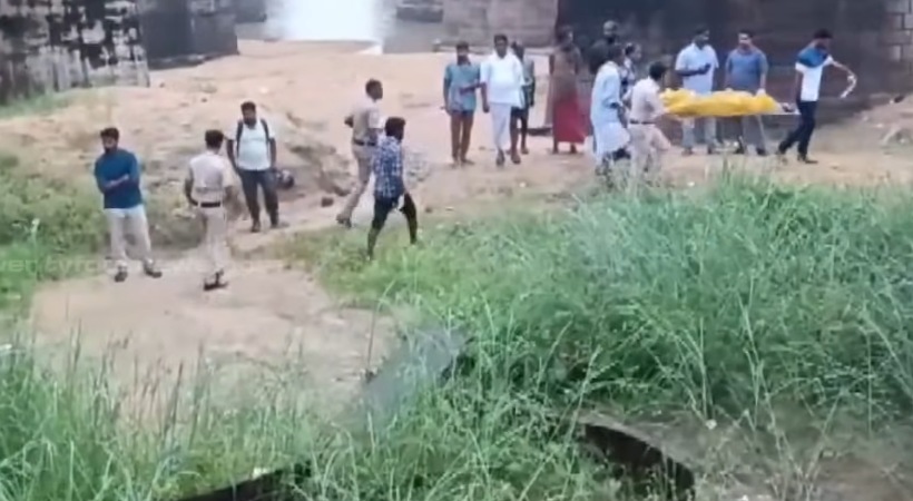 body of worker who fell into river in a train accident found