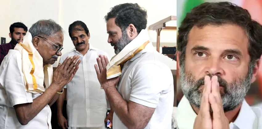 M T VASUDEVAN NAIR rahul gandhi
