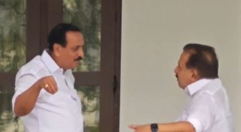 Crucial meeting between MK Raghavan and Ramesh Chennithala