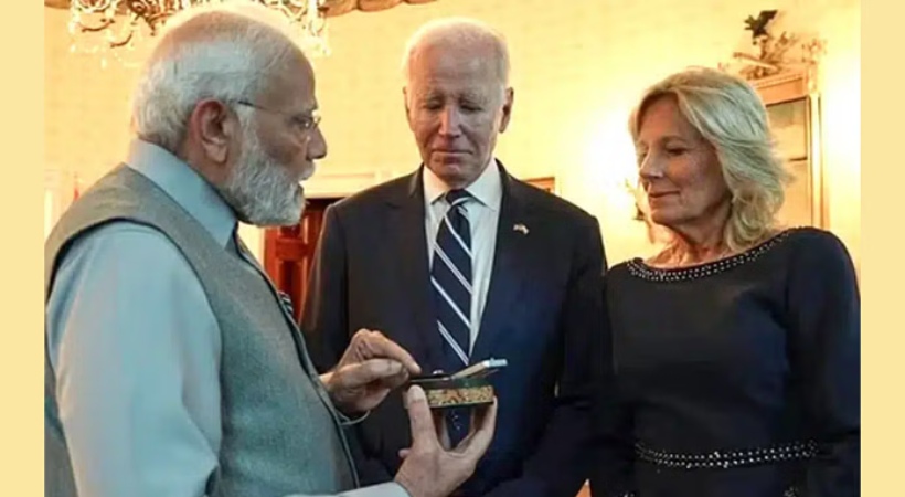 Most expensive gift Bidens got in 2023 was from Modi