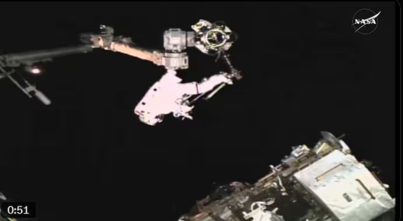 Sunita Williams & Butch Wilmore first spacewalk together