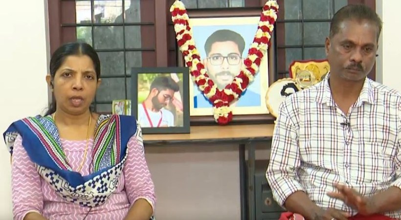 J sidharthan's parents against government