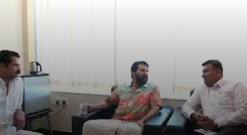 Malayali Minister of Australia came to meet Mammootty