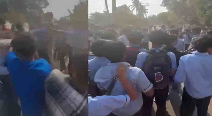 students attack
