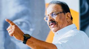 k sudhakaran against pinarayi vijayan vizhinjam port