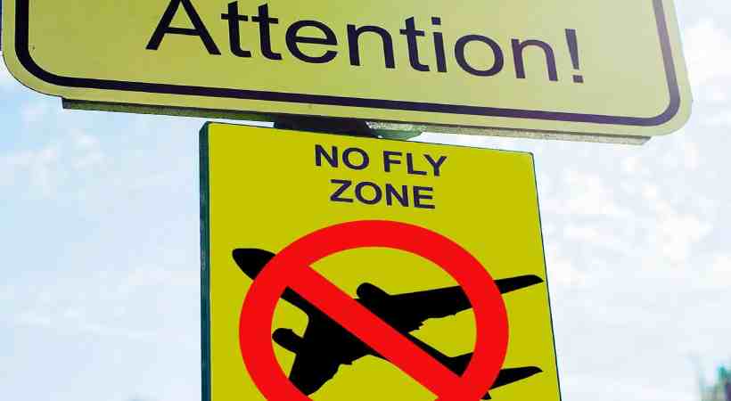 no fly zone