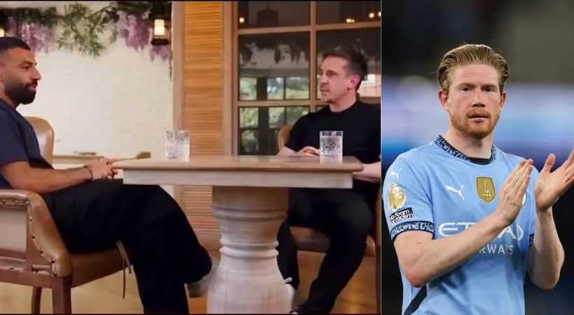 Mohamed Salah and Kevin De Bruyne