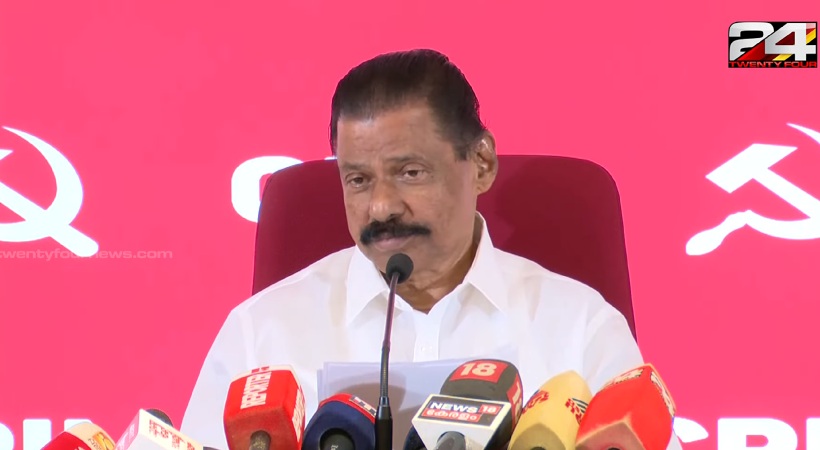 mv govindan against rss statement against vedan