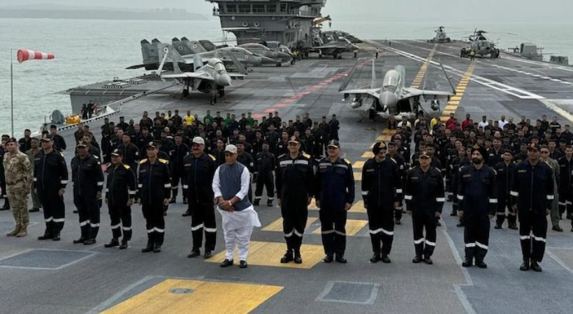 Rajnath Singh praises Navy's role during Op Sindoor