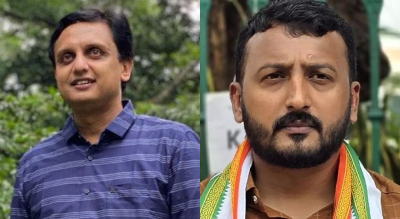 minister muhammed riyas and rahul mamkoottathil fb post on road collapse issue