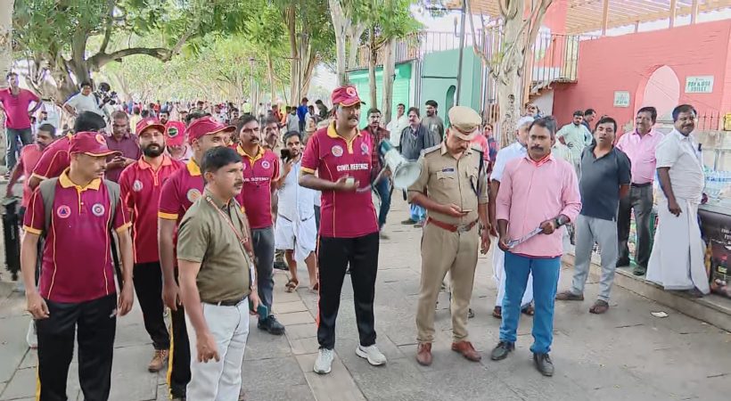 kerala civil defence mock drill updates