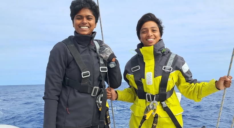 Indian Navy duo successfully completed global voyage
