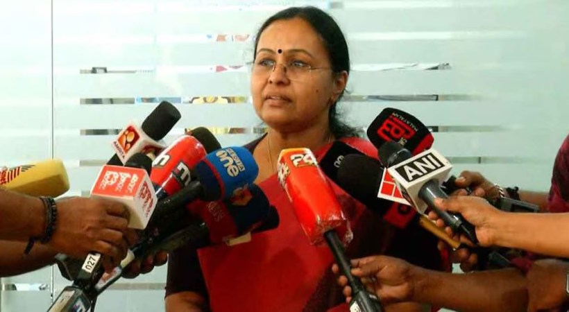 health minister veena george on dr. harris's allegation