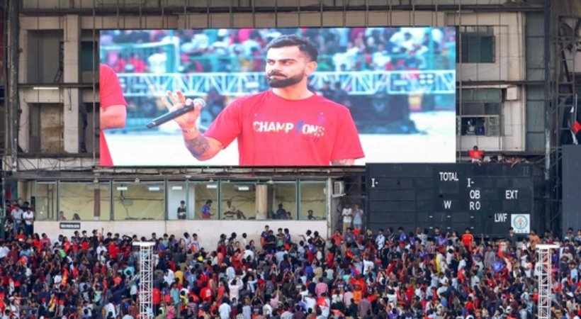 virat kohli on RCB event stampede in bengaluru