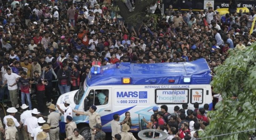 Bengaluru Stampede Mass action against top police officials