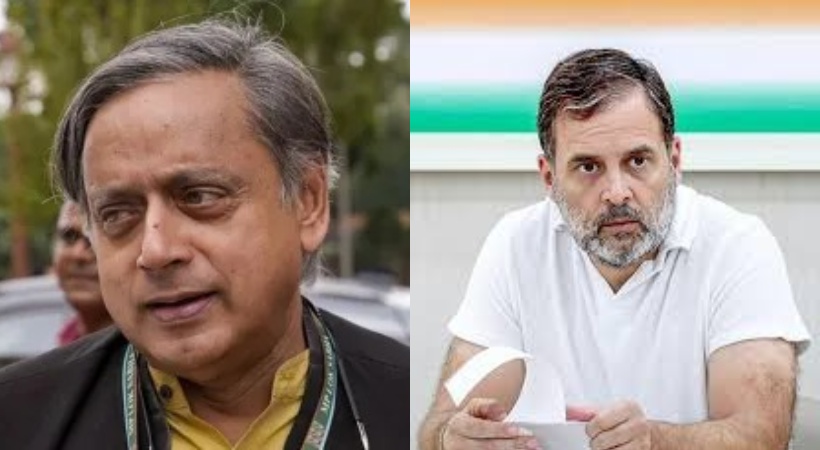 shashi tharoor on constitution RSS controversy
