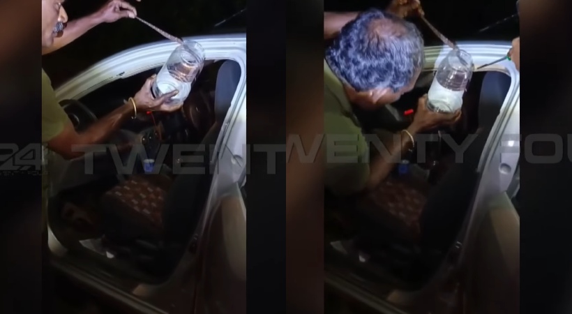 Young man bitten by snake while traveling in car