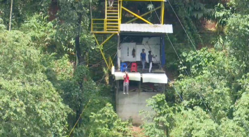 action against mm lambodaran's zip line