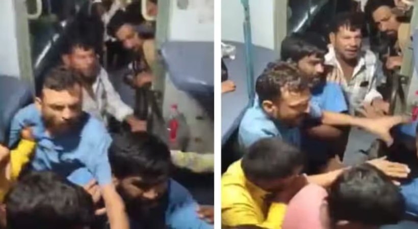 pantry staff members assault a passenger dispute over food