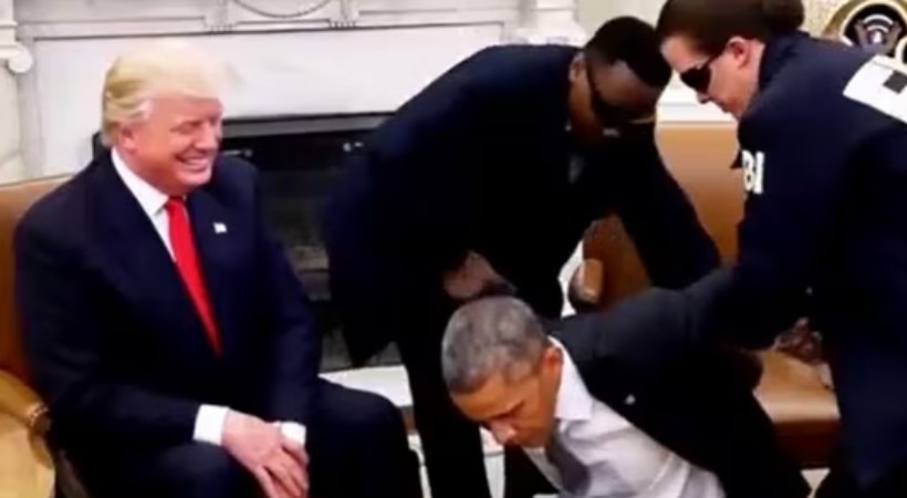 AI-generated video of Obama