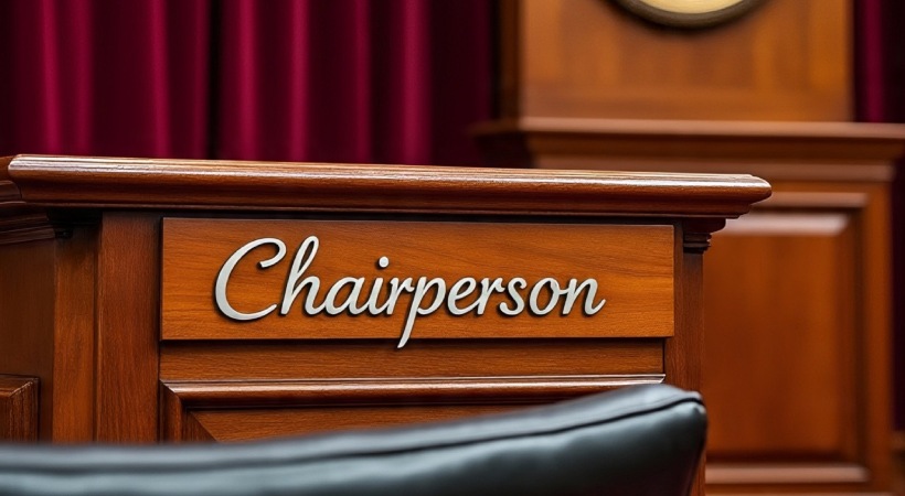 government will remove the word chairman in official documents
