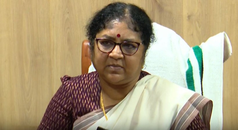 minister r bindu on Kerala university issue