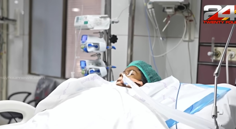 family of thrishna seeks medical help for liver transplantation