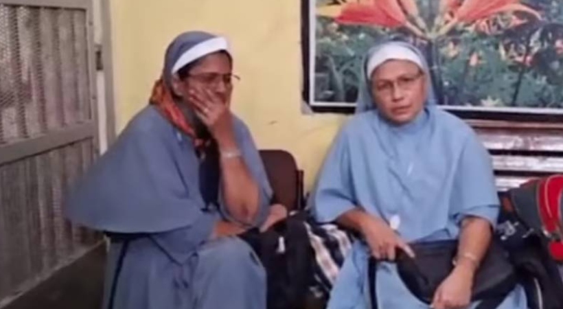 nuns arrest
