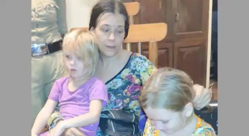 Russian woman and her kids found living in a Karnataka cave