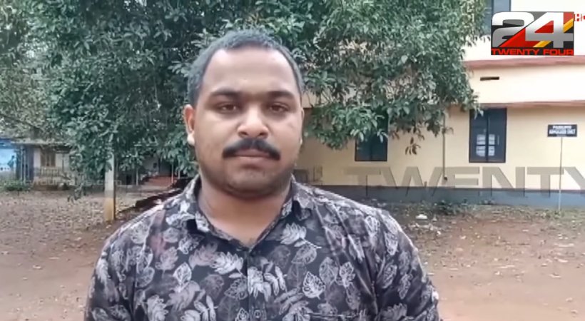 man who threw fireworks at the CPIM office against CPIM leaders