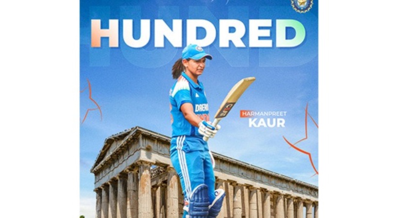 Harmanpreet century, power India to series win against England