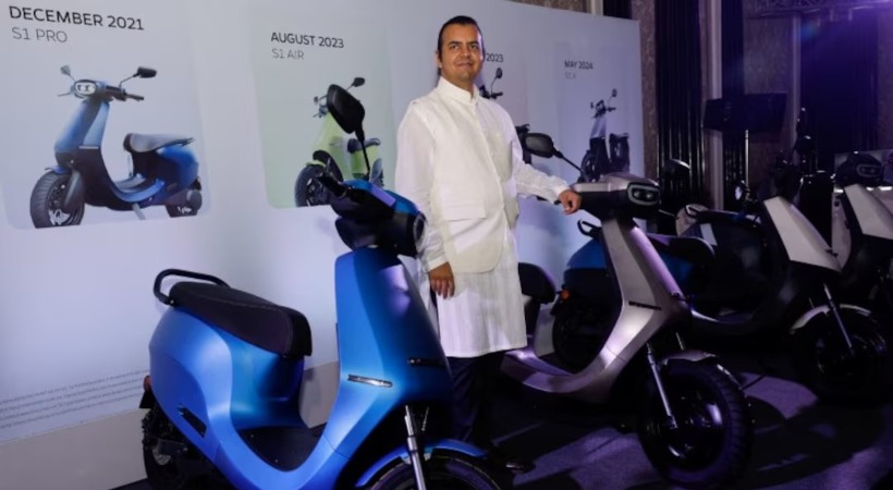 Ola’s Indigenous Lithium-Ion Battery Ready says ceo Bhavish