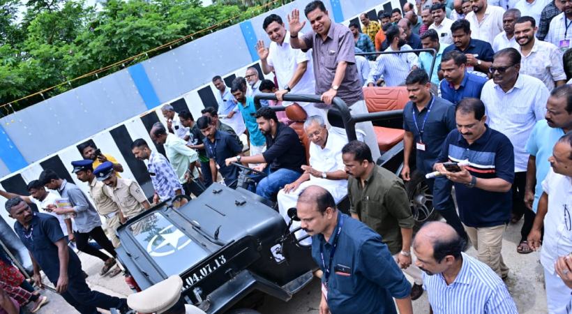 pinarayi vijayan inaugurated chekku bridge