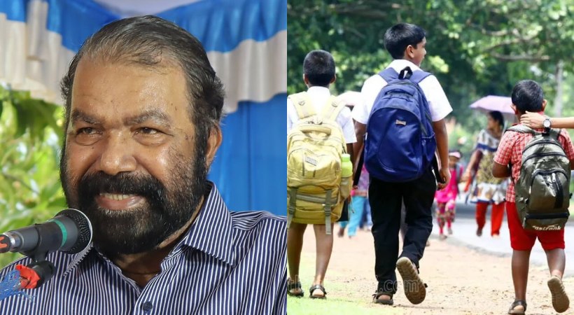 Minister V Sivankutty says children's bags will be reduced in weight